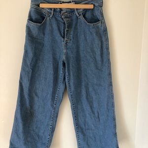 Levi’s mile high cropped wide leg Jean